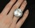 Late 20th Century Rare 62.78ct Natural Aquamarine & 0.25ct Diamond Platinum Ring, 29.1g Size 6 For Sale - Image 18 of 18