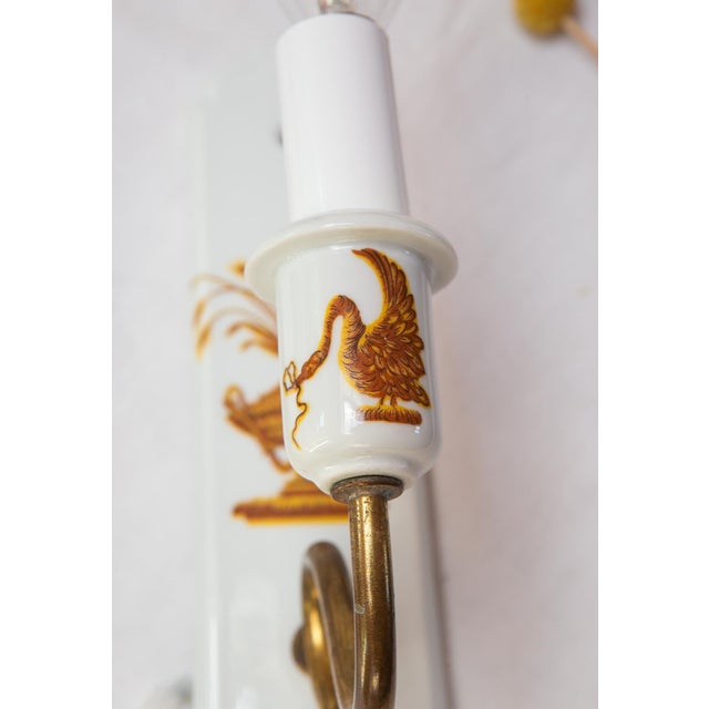 Antique French Wall Lights Lamballe from Porcelaine De Paris, 1920s, Set of 2, in Flawless conditions. Designed 1920 to...