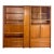 Mid to Late 20th Century Scandinavian Modern Teak 3 Piece Display Cabinet or Storage Unit Lighted For Sale
