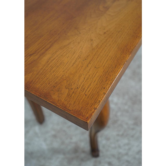 Drexel Drexel Country French Walnut 3 Drawer Sofa Table For Sale - Image 4 of 12