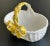 Vintage Casa Fina Portugal White Ceramic Easter Basket For Sale - Image 4 of 7