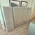 Gray British Three Panel Upholstered King Bed For Sale - Image 8 of 8