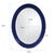 Wood Queen Ann Mirror - Glossy Navy For Sale - Image 7 of 8