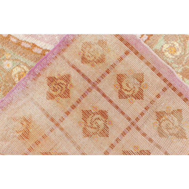 Beige Doris Leslie Blau Vintage French Art Deco Rug For Sale - Image 8 of 8