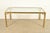 Mid-Century Modern Mastercraft Mid-Century Modern Hollywood Regency Greek Key Brass and Glass Dining Table, 1970s For Sale - Image 3 of 10