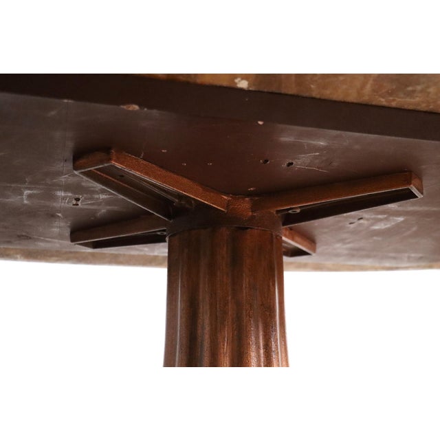 Oval Onyx Marble Dining Table by Angelo Mangiarotti, Italy, 1970s For Sale - Image 14 of 15