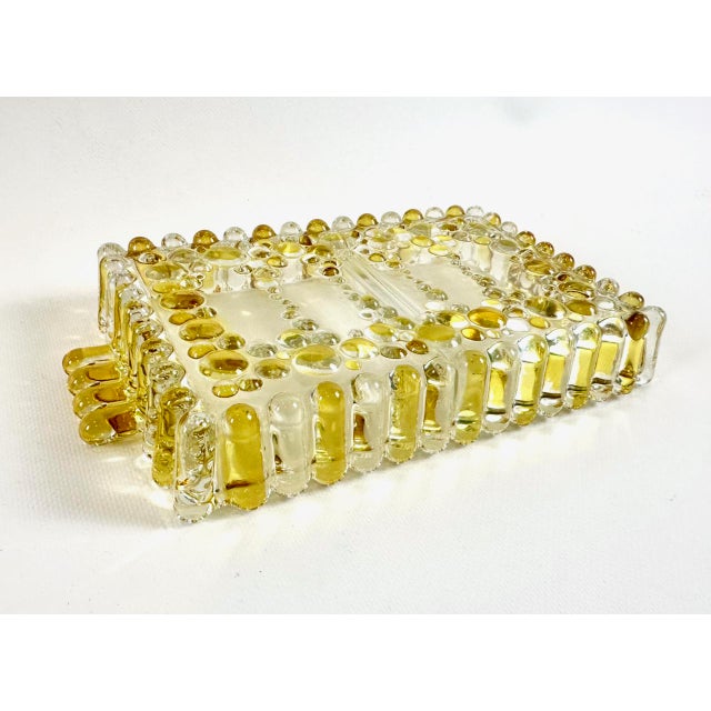 Mid-Century Modern Vintage Bolero Bowl by Walther Kristalglass, 1970s For Sale - Image 3 of 9