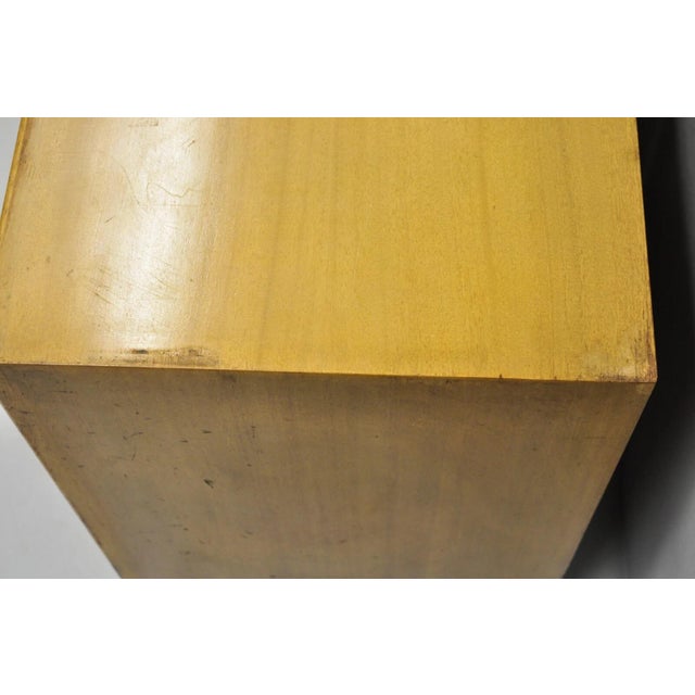 Mid Century Modern Mahogany James Mont Style Nightstands by Red Lion - A Pair For Sale - Image 9 of 12