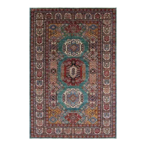 Hand Knotted Kazak Design Wool Rug. 05'10" X 09'00"