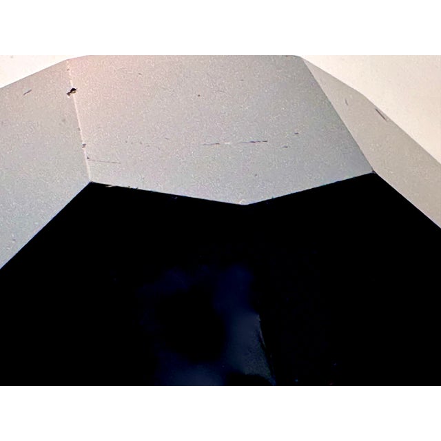 Glass Art Nouveau Faceted Hand-Cut Crystal Glass Vase attributed to Josef Hoffman for Ludwig Moser & Söhne, Karlsbad, 1920s For Sale - Image 7 of 12