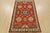 Farmhouse Kazak Rug 4′ X 6’2” Red Wool Tribal Hand-Knotted Oriental Carpet For Sale - Image 3 of 12
