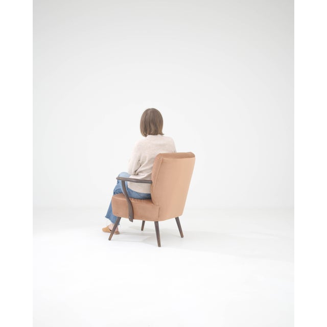 1950s Danish Upholstered Armchair For Sale - Image 4 of 18