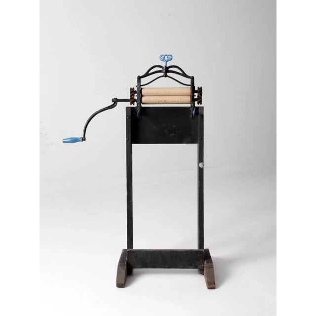 Antique Laundry Wash Wringer With Stand For Sale - Image 10 of 12