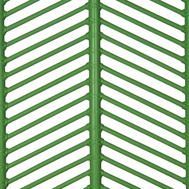 Not Yet Made - Made To Order Liam Headboard Queen - Bright Green For Sale - Image 5 of 6