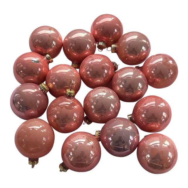 Vintage Glass Ornaments - Set of 18 For Sale