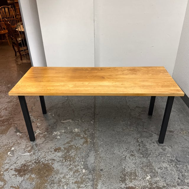 Design Plus Gallery presents the Parsons Wood Dining Table from Room & Board. The rectangular Cherry wood top displays...