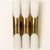 Wall Sconces in Opaline Glass with Brass Tubes from Raak, 1970s, Set of 2 For Sale - Image 4 of 13