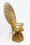 Wood Large Woven Wicker, Reed, Rattan Peacock Emmanuelle Chair For Sale - Image 7 of 9