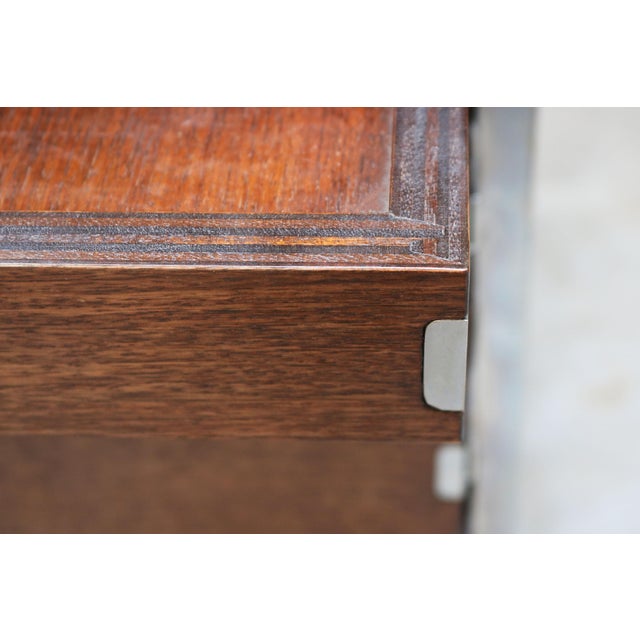 Wood Mutenyé Wood Desk by Jules Wabbes for Mobilier Universel, 1960s For Sale - Image 7 of 17