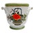 Elegant cachepot with a Neoclassical silhouette by Mottahedeh with beautiful lime green borders accented by gold trims,...