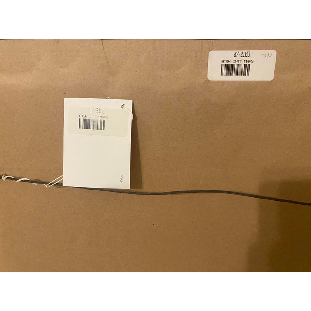 Ethan Allen Ethan Allen Vintage “British Country Map” Matted and Framed Print "Mint" Condition For Sale - Image 4 of 11