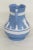 Wedgwood England Jasperware Blue Jug Pitcher For Sale - Image 10 of 12