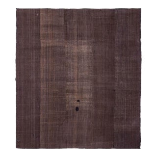 Brown Vintage Turkish Kilim Rug - 8`2 For Sale