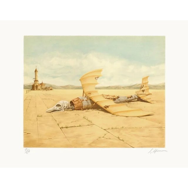 1980s "The Bird" Lithograph by Judson Huss For Sale