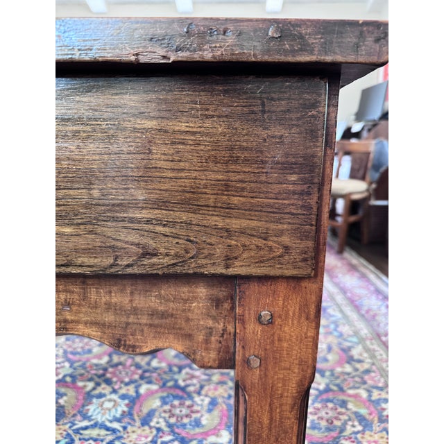 19th Century European Farmhouse Worktable/Refectory Table With 3 Drawers For Sale - Image 15 of 15