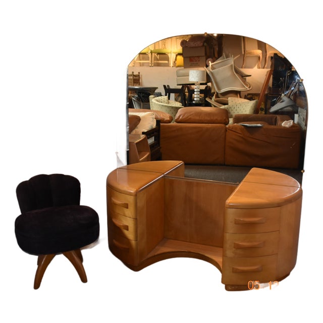 1950s Heyward Wakefield - Sculputra Line Vanity For Sale
