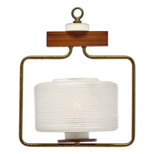 Period Mid-Century Modern, Danish Petite Chandelier For Sale