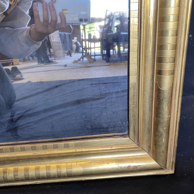 Louis Philippe Antique Giltwood Mirror For Sale - Image 12 of 16