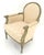 Olive Paint Decorated Painted Olive Green Carved Ballon Back Arm Chair MINT For Sale - Image 8 of 11