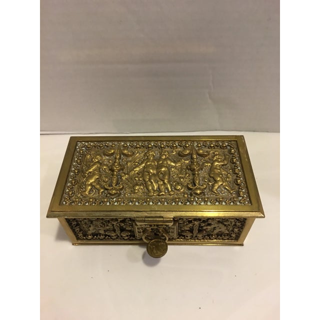 Art Nouveau Erhard & Sohne Hinged Box For Sale - Image 3 of 10