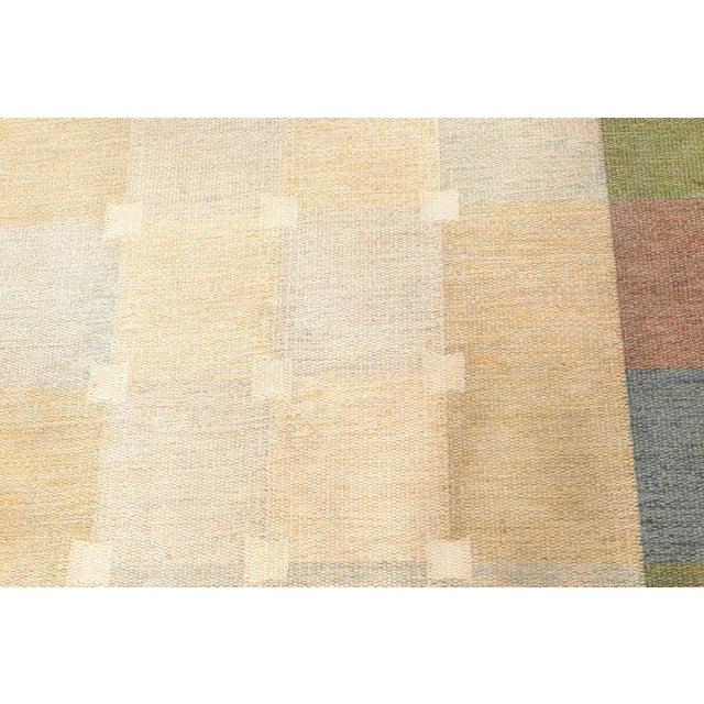 Doris Leslie Blau Vintage Swedish Flat Woven by Ulla Parkdal For Sale In New York - Image 6 of 10