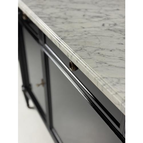 Black Louis XVI Style Sideboard For Sale - Image 16 of 18
