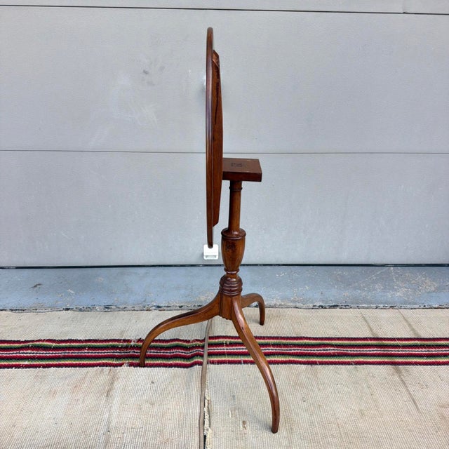 Antique Mahogany & Birch Federal Tilt-Top Spider-Leg Candlestand, New Hampshire or Maine, Circa 1790-1810 For Sale - Image 16 of 17