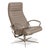 Modern Wing Armchair in Leather from BoConcept For Sale - Image 3 of 16
