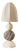 Ceramic Edison Bi-Coloured Marble Table Lamp by Henry Holland Studio For Sale