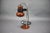 Space Age Hungarian Table Lamp in Brown Enamel, 1970s For Sale - Image 6 of 10