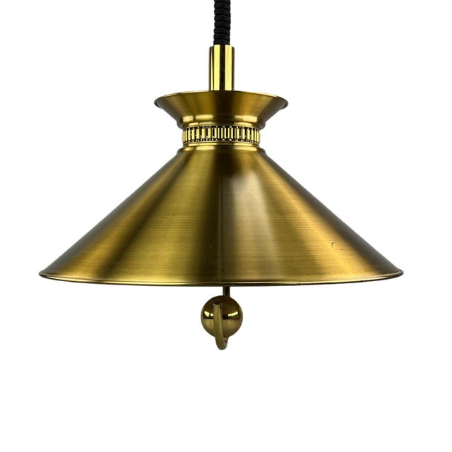 Brass Ceiling Lamp from Frandsen, 1970s For Sale - Image 13 of 14