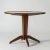 Beautiful round coffee table by Oscar Nilsson, in a neat size and a luxurious modernist expression. Warm wood color. I...