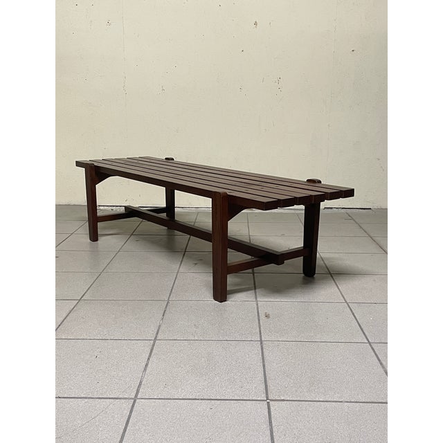Vintage Danish Teak Bench, 1960s For Sale - Image 11 of 18