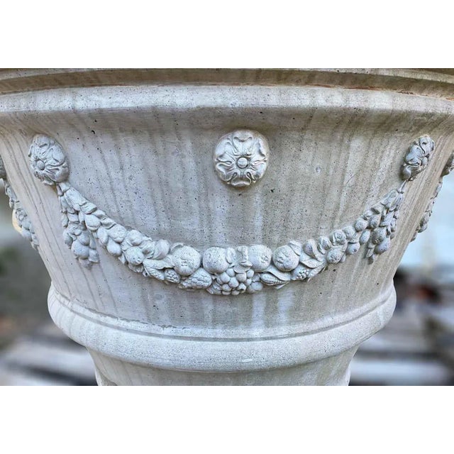 Vintage Planter • Cast Stone For Sale - Image 4 of 5