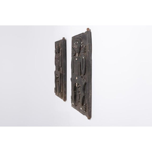 Mid-20th Century African Art Wood Panels For Sale - Image 9 of 10