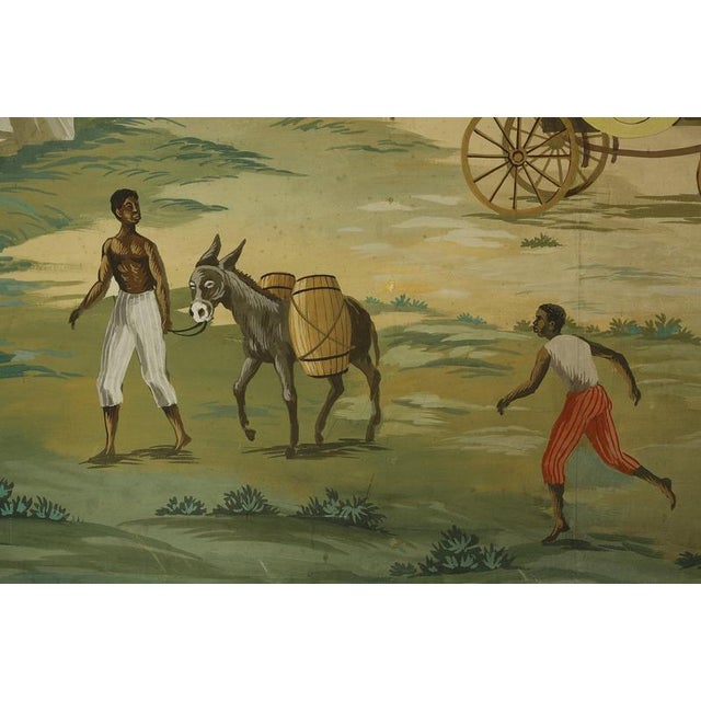 Panoramic Wallpaper Panel with Exotic Scene in the style of Zuber, 1810 For Sale - Image 11 of 15