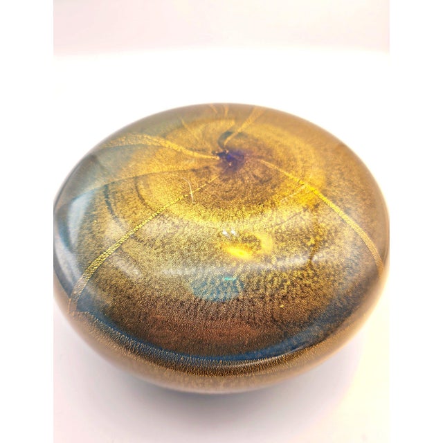 Sommersi Oro Vase by Laura de Santillana for Venini, 1985 For Sale - Image 6 of 10