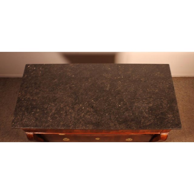 Brown Early 19 Century French Chest of Drawers in Walnut For Sale - Image 8 of 13