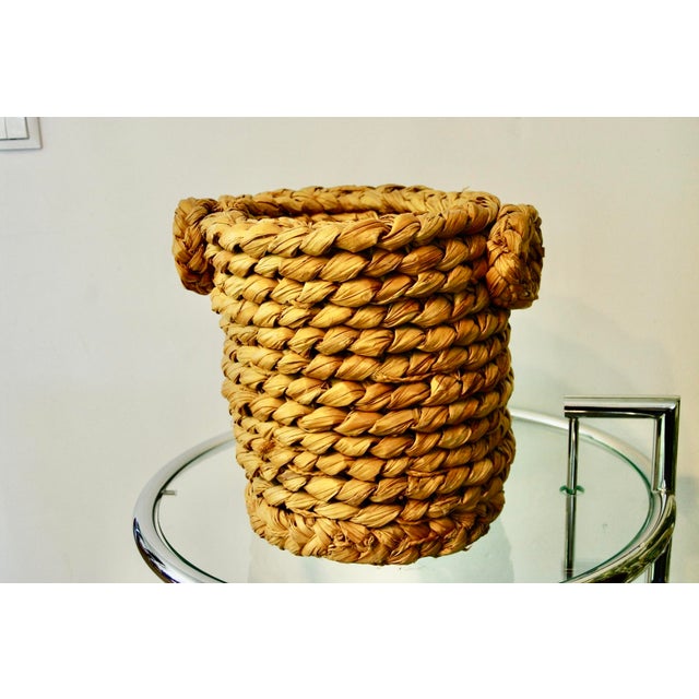 Wastepaper Basket from Frida Minet & Adrien Audoux, 1950s For Sale - Image 8 of 8