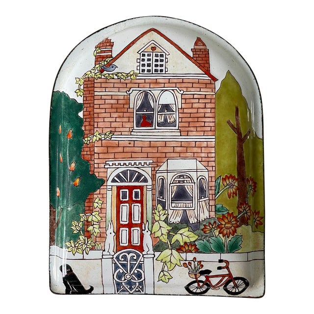 Vintage Enamel Chinese Box For Sale